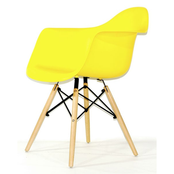 Кресло Onder Mebli Leon Желтый 12 Пластик-2