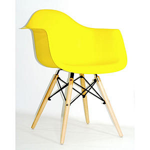 Кресло Onder Mebli Leon Желтый 12 Пластик