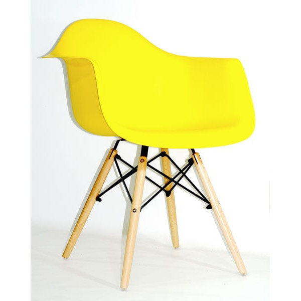 Кресло Onder Mebli Leon Желтый 12 Пластик-0