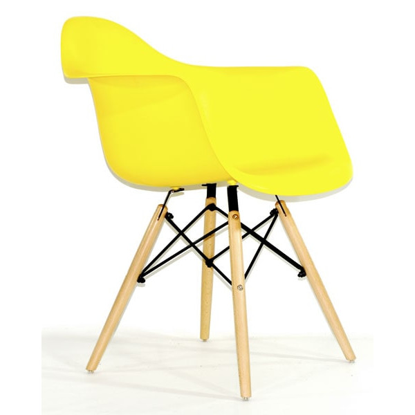Кресло Onder Mebli Leon Желтый 12 Пластик-3