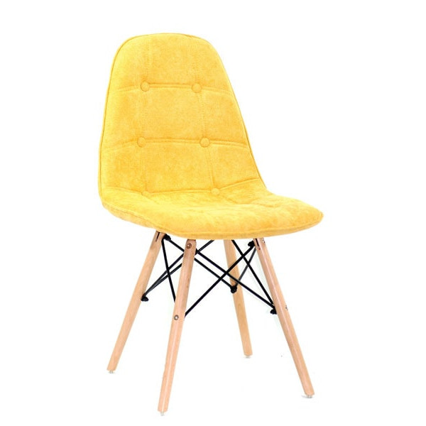 Стілець Onder Mebli Alex Шеніл Жовтий G-100-0