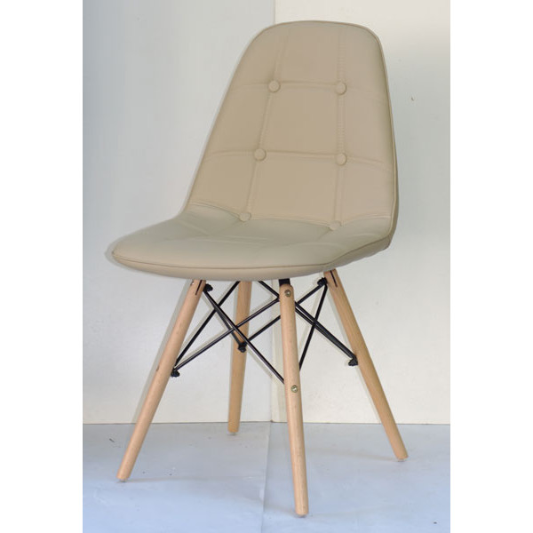 Стілець Onder Mebli Alex Бежевий 06 Екошкіра-1