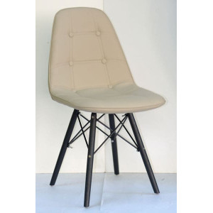 Стілець Onder Mebli Alex BK Бежевий 06 Екошкіра