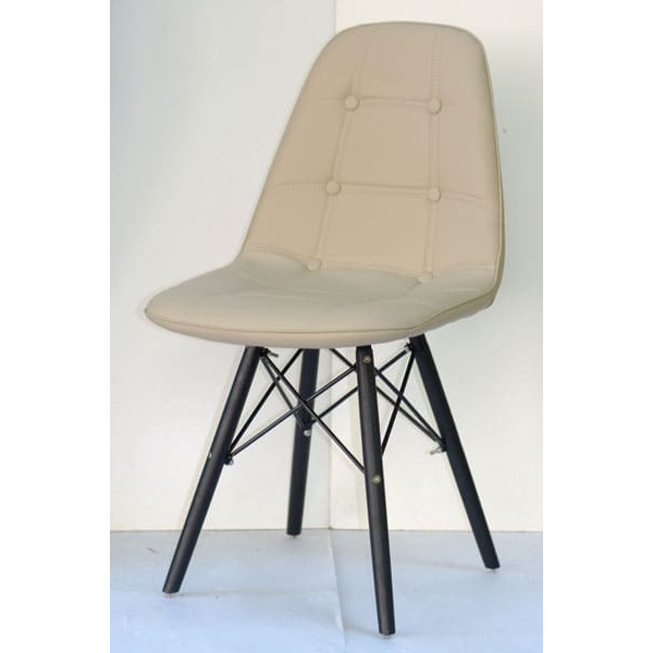 Стілець Onder Mebli Alex BK Бежевий 06 Екошкіра-1