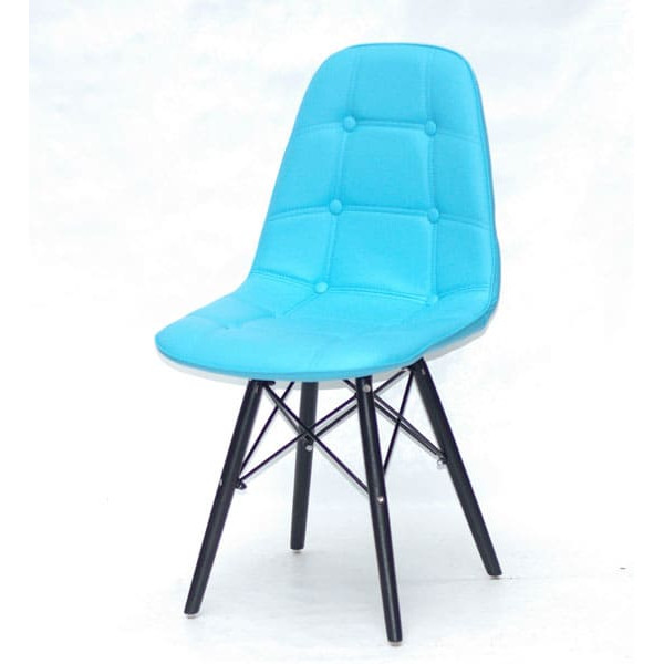 Стул Onder Mebli Alex BK Голубой 52 Экокожа-1