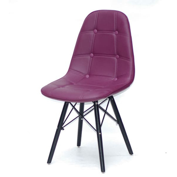 Стул Onder Mebli Alex BK Пурпурный 61 Экокожа-1