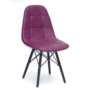 Стул Onder Mebli Alex BK Пурпурный 61 Экокожа