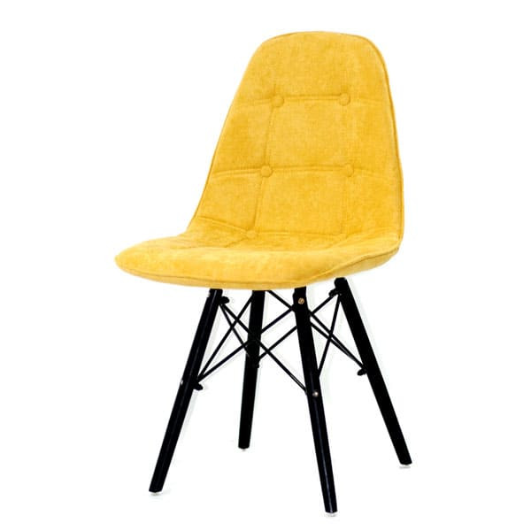 Стул Onder Mebli Alex BK Шенилл Желтый G-100-3