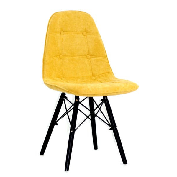 Стул Onder Mebli Alex BK Шенилл Желтый G-100-0