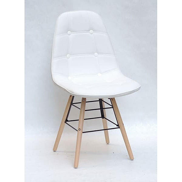 Стілець Onder Mebli Alex-Q Білий Екошкіра-0