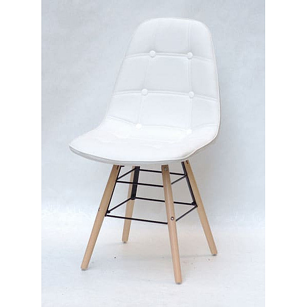 Стілець Onder Mebli Alex-Q Білий Екошкіра-1