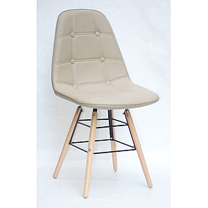 Стул Onder Mebli Alex-Q Бежевый 06 Экокожа