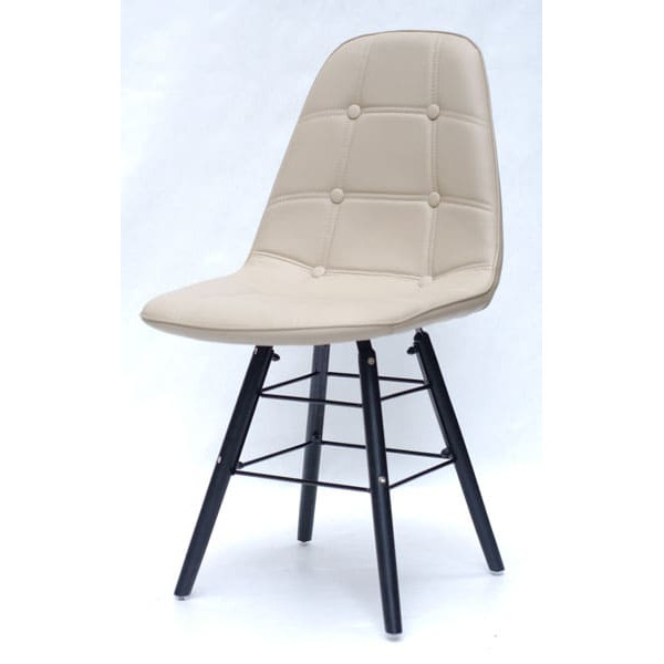 Стілець Onder Mebli Alex Q-BK Бежевий 06 Екошкіра-1