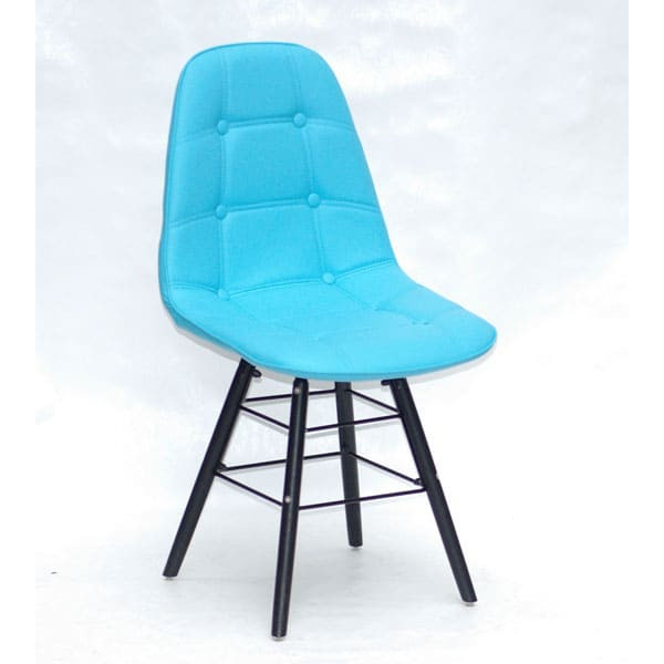 Стул Onder Mebli Alex Q-BK Голубой 52 Экокожа-0