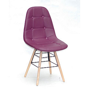Стул Onder Mebli Alex-Q Пурпурный 61 Экокожа