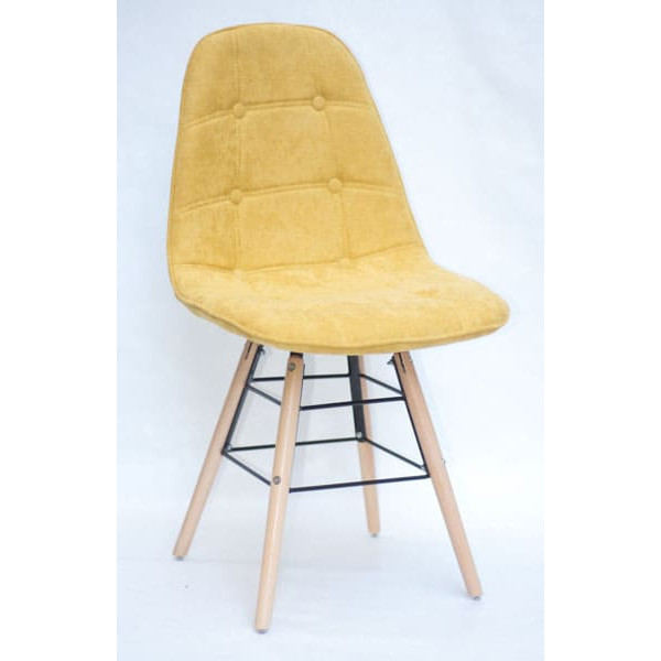 Стул Onder Mebli Alex-Q Шенилл Желтый G-100-0
