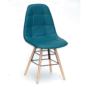 Стул Onder Mebli Alex-Q Зеленый 02 Экокожа