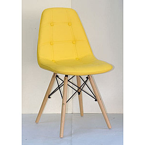 Стул Onder Mebli Alex Желтый 12 Экокожа