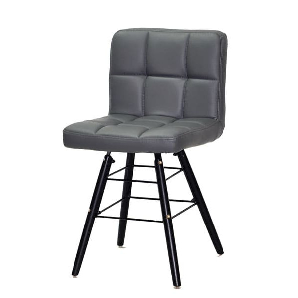Стілець Onder Mebli Flex Q-BK Сірий 1001-1