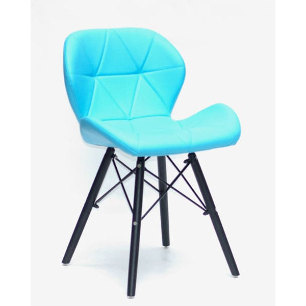 Стул Onder Mebli Invar BK Голубой 52-0