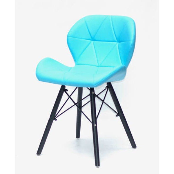 Стул Onder Mebli Invar BK Голубой 52-1