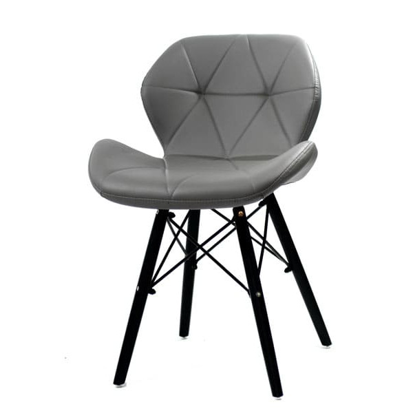 Стілець Onder Mebli Invar-BK Сірий 21-1