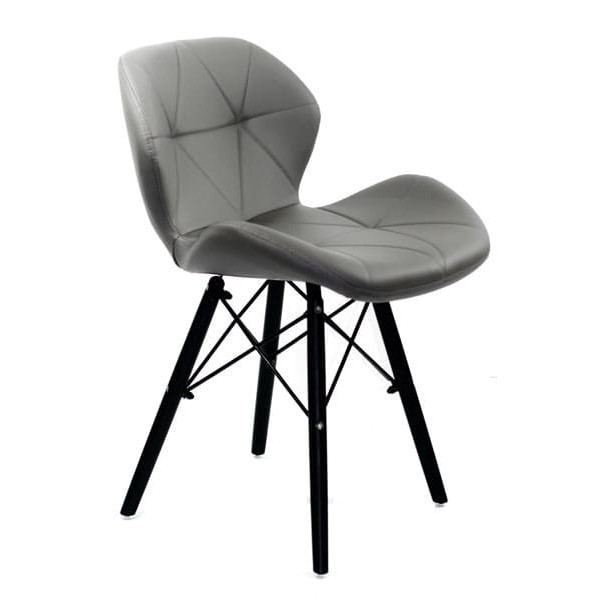 Стілець Onder Mebli Invar-BK Сірий 21-2