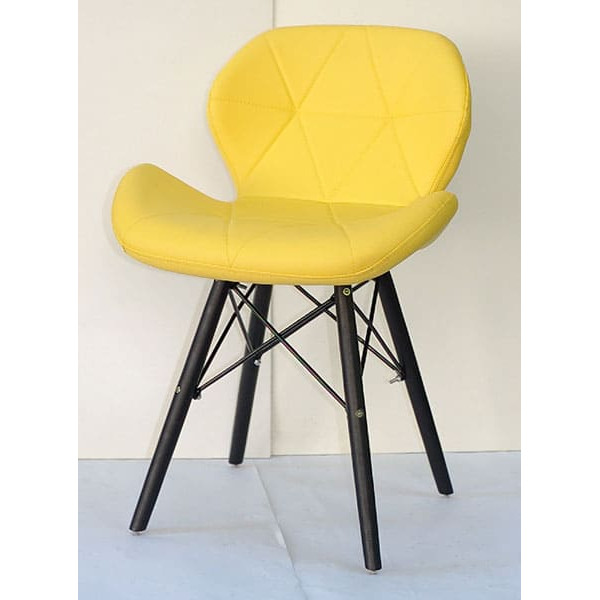 Стул Onder Mebli Invar BK Желтый 12-1