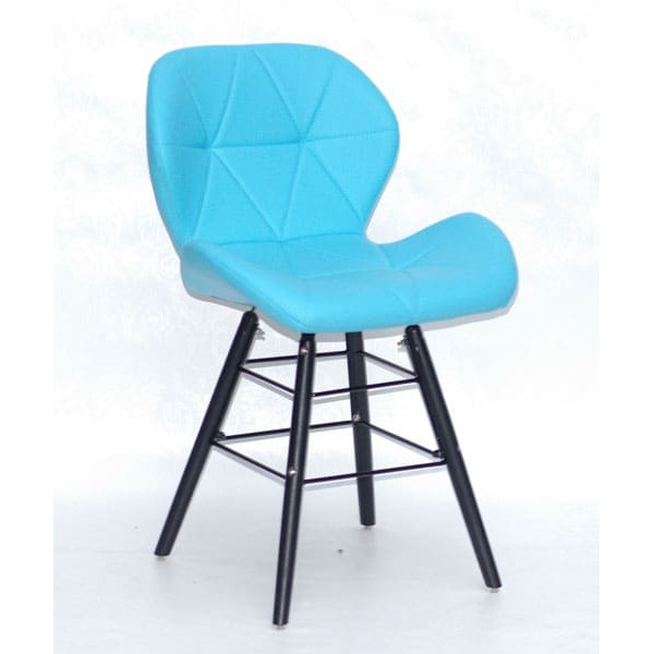 Стул Onder Mebli Invar Q-BK Голубой 52-0