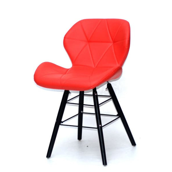 Стілець Onder Mebli Invar Q-BK Червоний 05-1