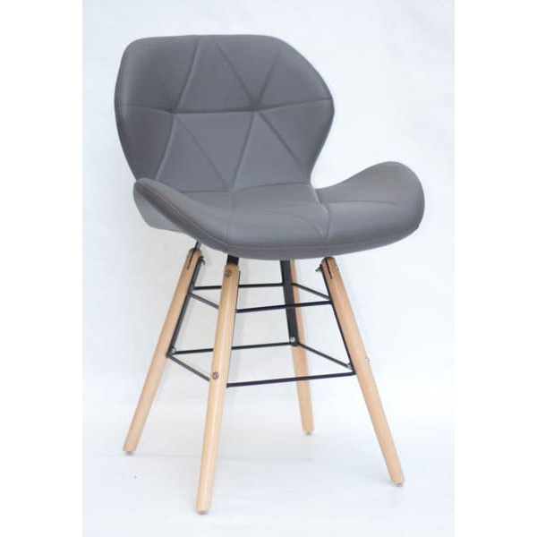 Стілець Onder Mebli Invar Q Сірий 21-0