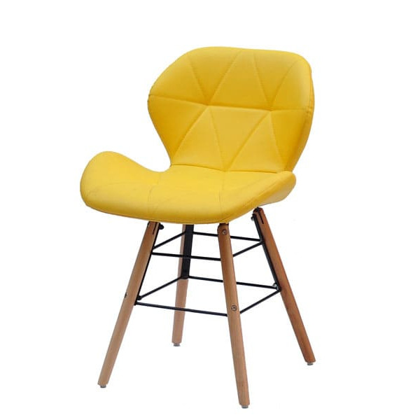 Стул Onder Mebli Invar Q Желтый 12-1