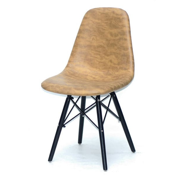 Стілець Onder Mebli Lari BK Жовтий MR-201 Нубук-1