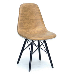 Стул Onder Mebli Lari BK Желтый MR-201 Нубук