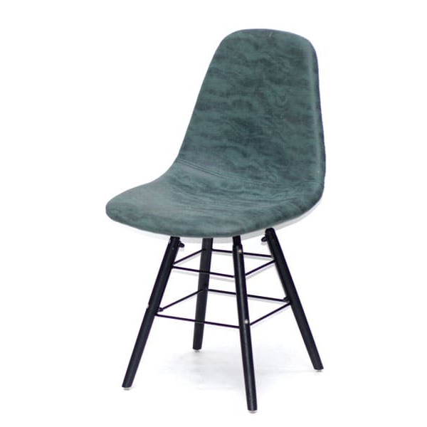 Стілець Onder Mebli Lari Q-BK Зелений MR-202 Нубук-1