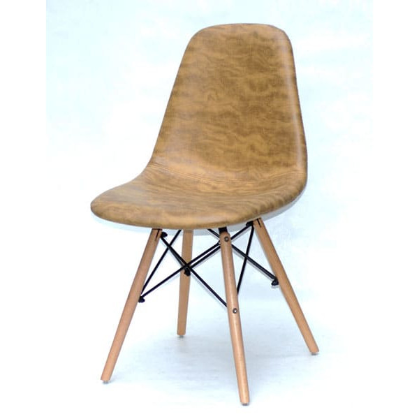 Стілець Onder Mebli Lari Жовтий MR-201 Нубук-1