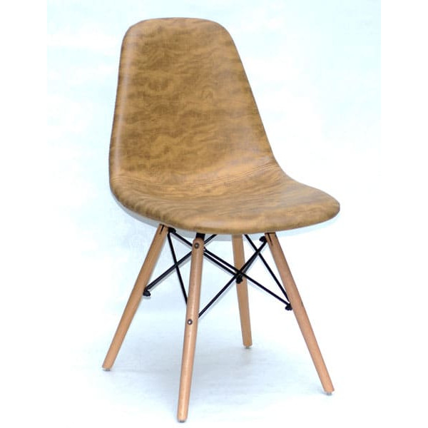 Стілець Onder Mebli Lari Жовтий MR-201 Нубук-0