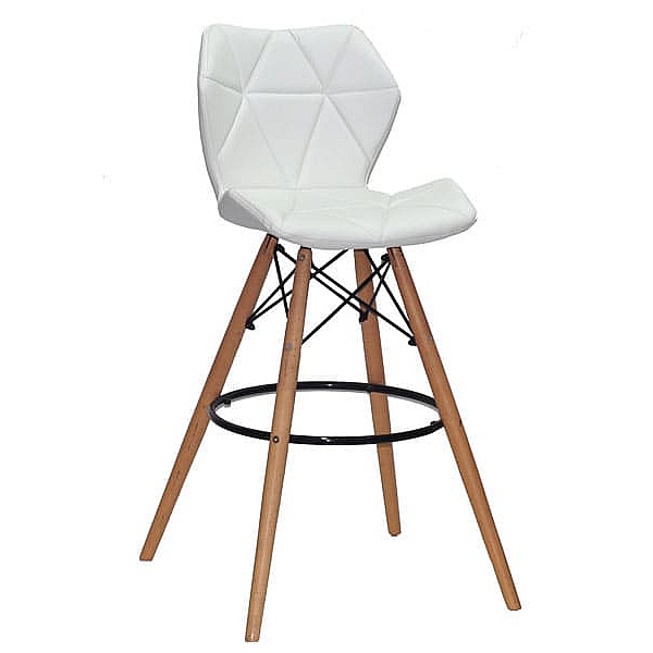 Барний стілець Onder Mebli Greg BAR 75 Білий Екошкіра-0