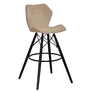 Барный стул Onder Mebli Greg BAR 75 - BK Бежевый B-1005 Бархат