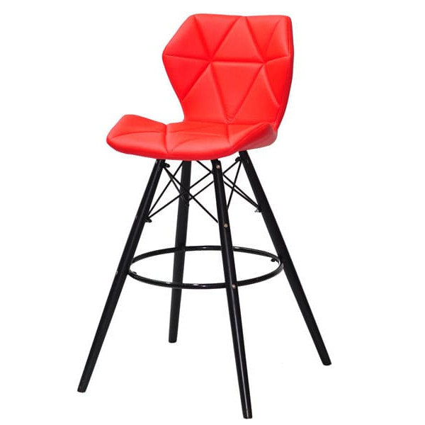 Барний стілець Onder Mebli Greg BAR 75 - BK Червоний 1007-1