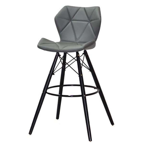 Барний стілець Onder Mebli Greg BAR 75 - BK Сірий 1001-1