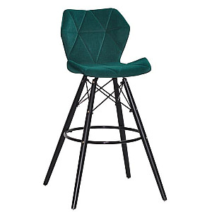 Барный стул Onder Mebli Greg BAR 75 - BK Зеленый B-1003 Бархат