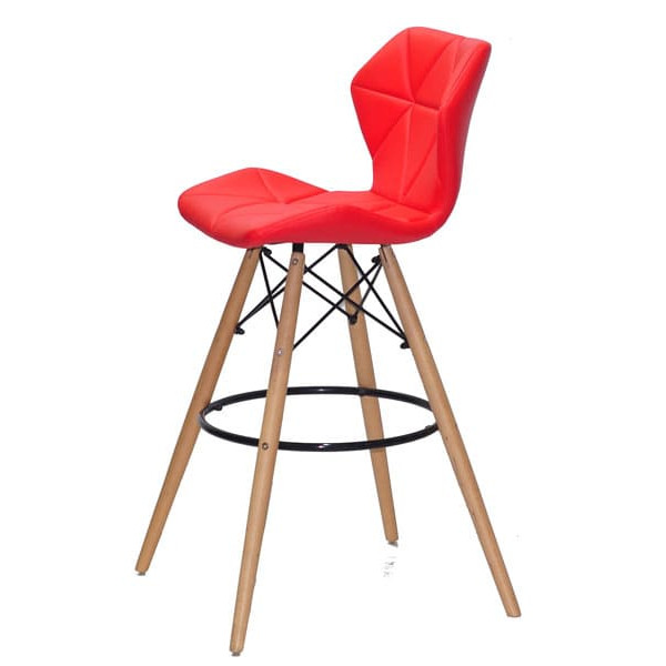 Барный стул Onder Mebli Greg BAR 75 Красный 1007 Экокожа-2