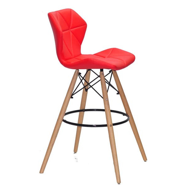 Барный стул Onder Mebli Greg BAR 75 Красный 1007 Экокожа-3