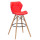 Барный стул Onder Mebli Greg BAR 75 Красный B-1016 Бархат