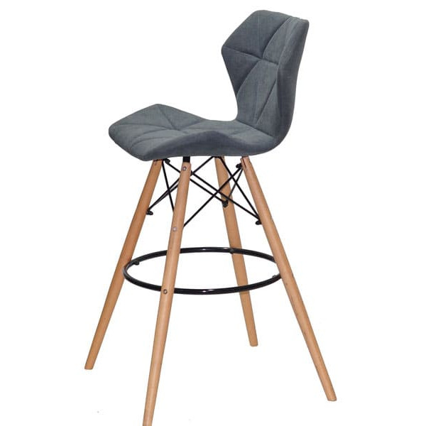 Барный стул Onder Mebli Greg BAR 75 Серый SH - 1 Шенилл-2