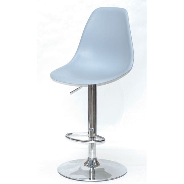 Барный стул Onder Mebli Nik BAR CH - BASE Голубой-серый 55 Пластик-1