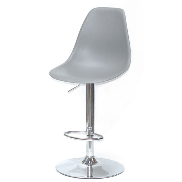 Барный стул Onder Mebli Nik BAR CH - BASE Серый 16 Пластик-1