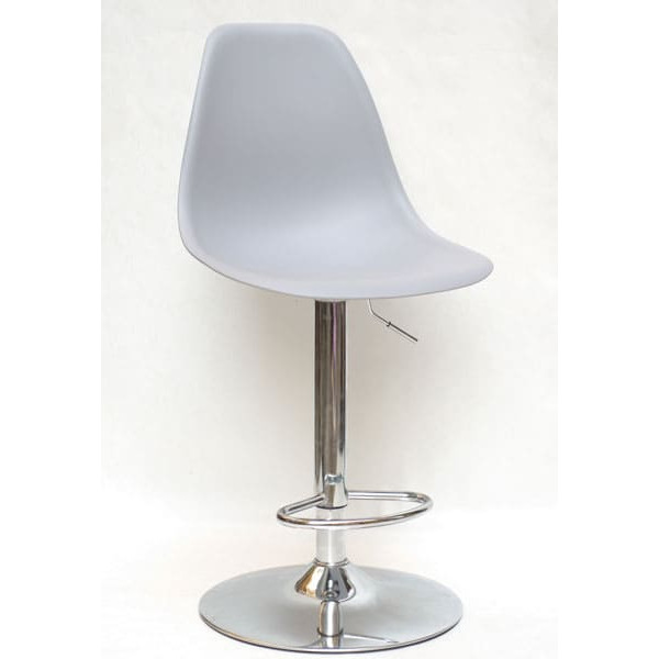 Барний стілець Onder Mebli Nik BAR CH - BASE Сірий 23 Пластик-0