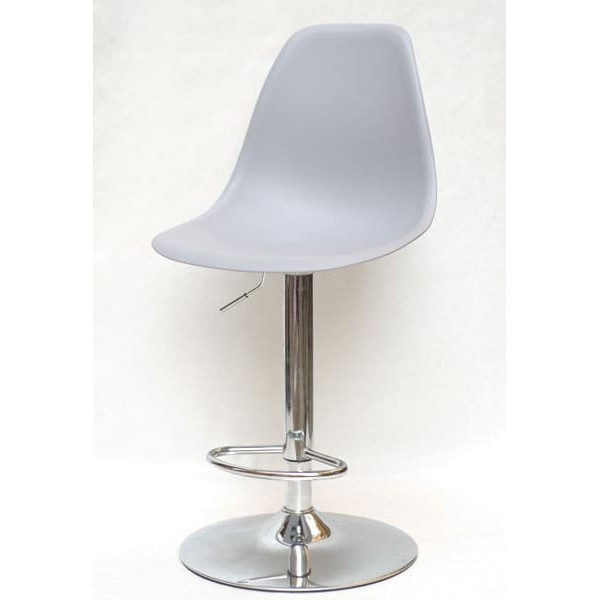 Барний стілець Onder Mebli Nik BAR CH - BASE Сірий 23 Пластик-1